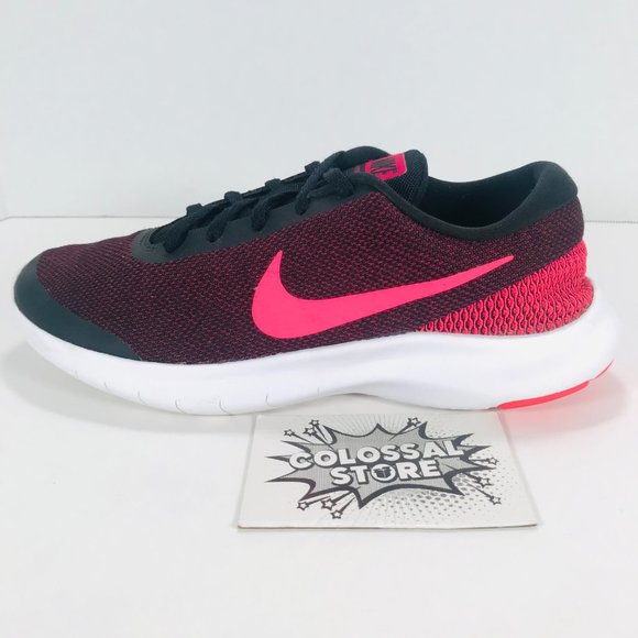 ❌SOLD❌ Nike Flex Experience RN 7 Running Shoes Black Pink Red - Picture 4 of 9
